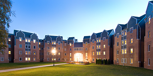 Colonial Hall Exterior, Night