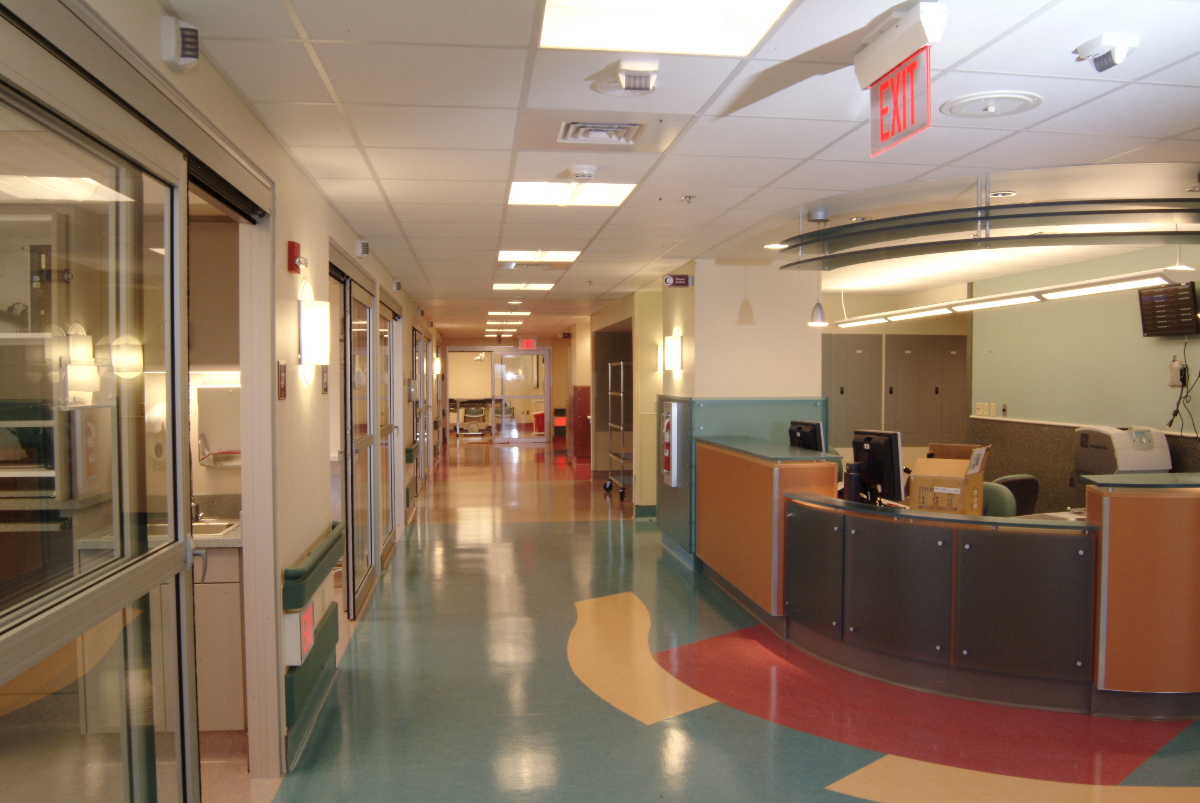St. Clair Hospital Nurse Station Hallway