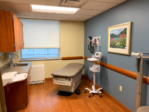 oncology patient room